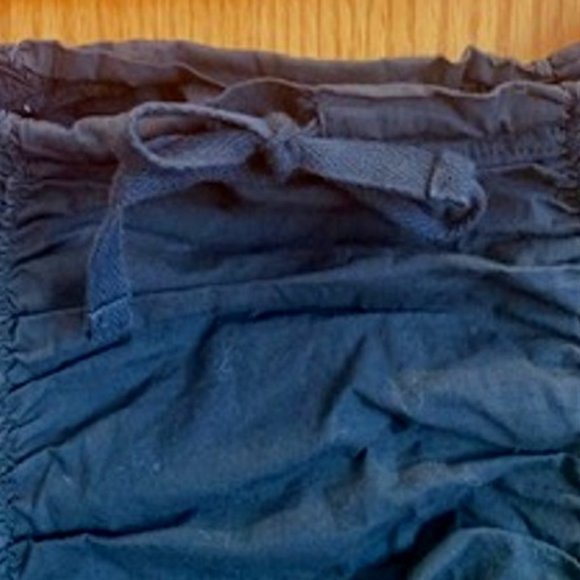 Motto Your Style Mantra Maxi Black Cotton Skirt Vertical Elastic Panels Sz: XL - Picture 6 of 6